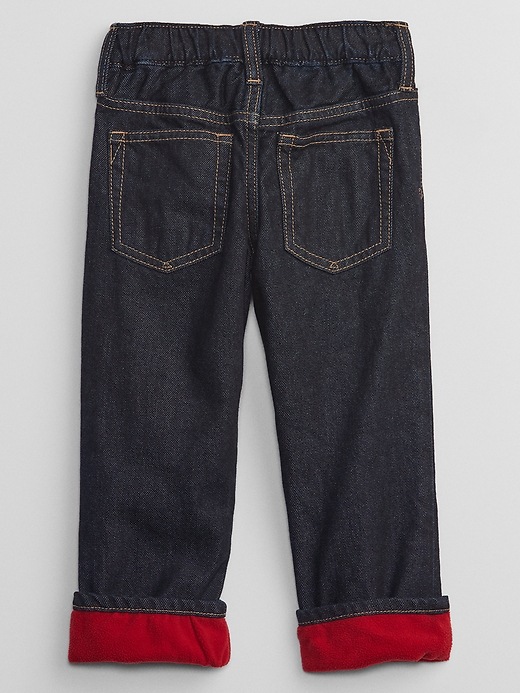 babyGap '90s Original Straight Cozy-Lined Jeans with Washwell