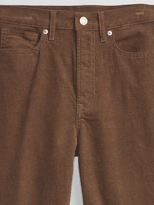 Image number 4 showing, High Rise Vintage Slim Corduroy Pants with Washwell