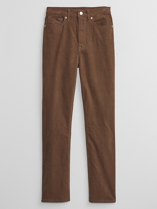 Image number 3 showing, High Rise Vintage Slim Corduroy Pants with Washwell