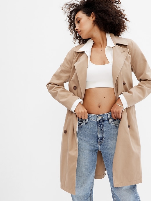 Image number 1 showing, Modern Trench Coat