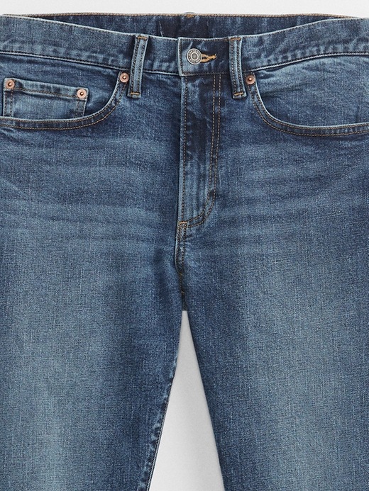 Image number 4 showing, Destructed Skinny GapFlex Jeans with Washwell