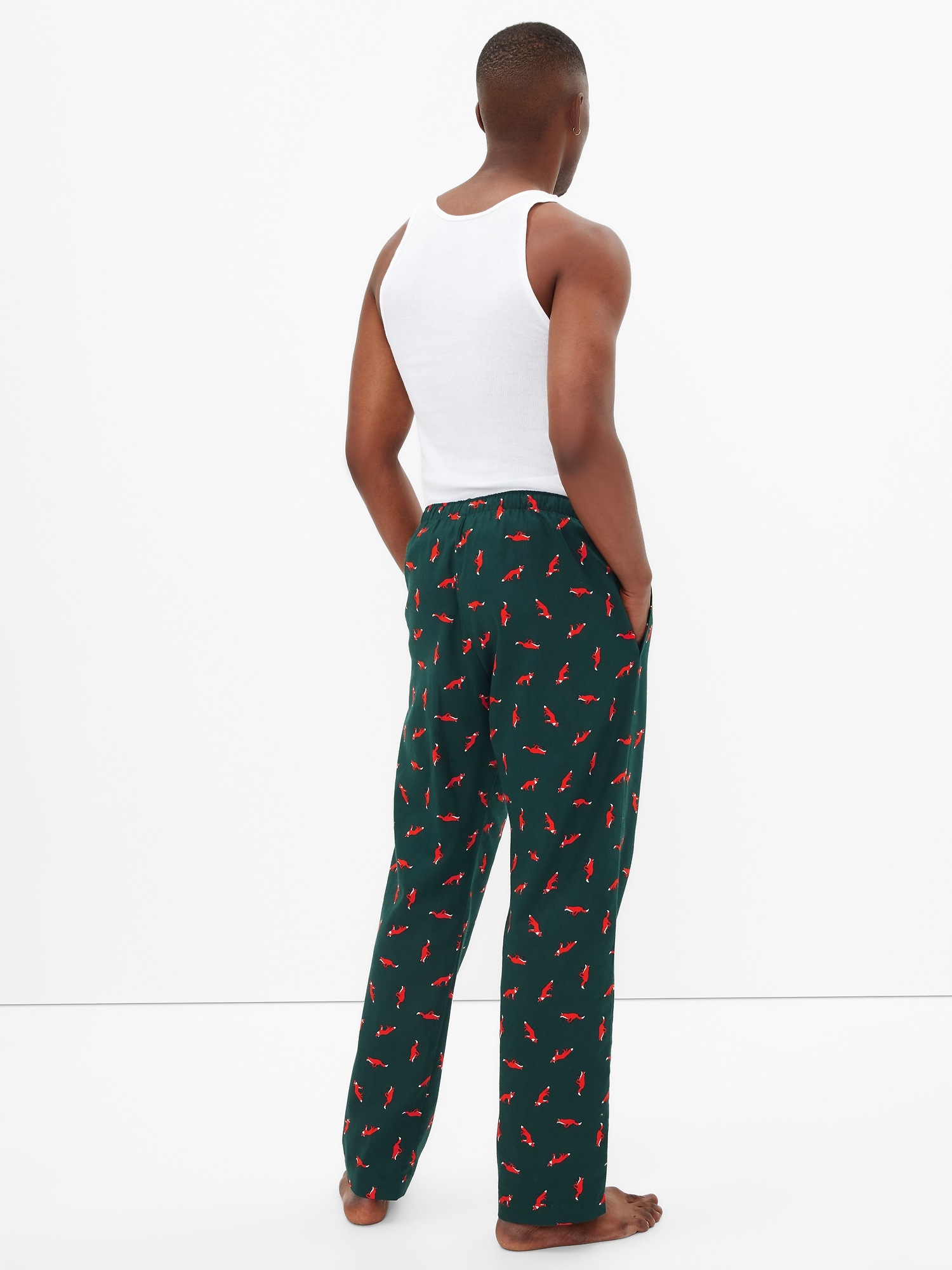 gap flannel pj pants