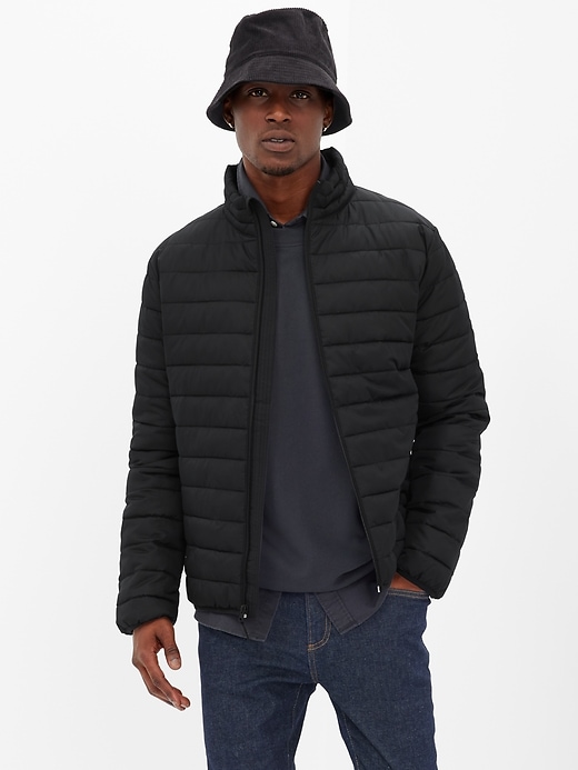 GAP RECYCLED PUFFER XL ブラックダウンジャケット Gap 100% Recycled Oversized Heavyweight Puffer Jacket, Size