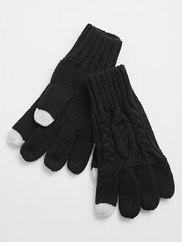 Kids Cable-Knit Gloves | Gap Factory