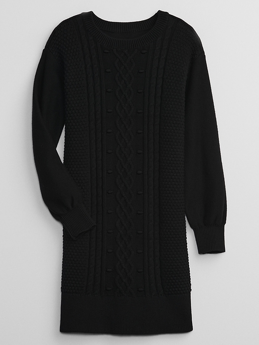 Image number 3 showing, Kids Cable-Knit Sweater Dress