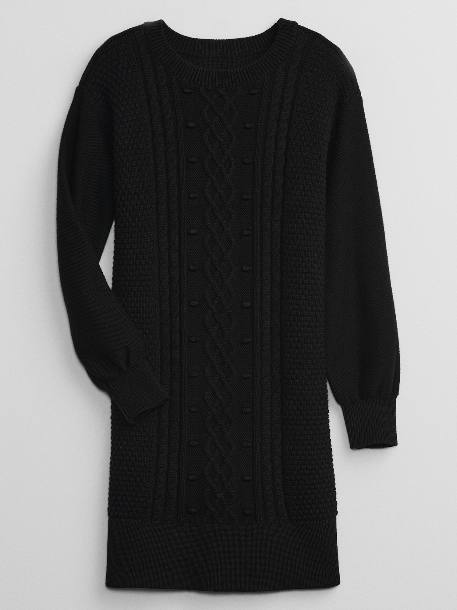 Kids Cable-Knit Sweater Dress