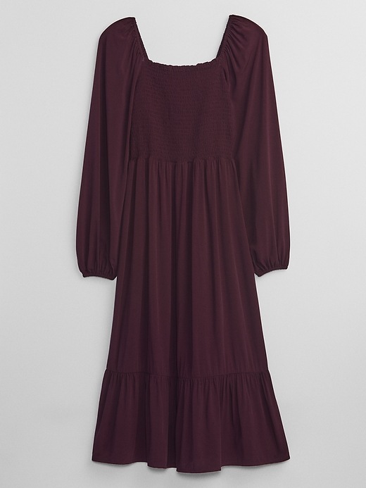 Image number 7 showing, Smocked Squareneck Midi Dress