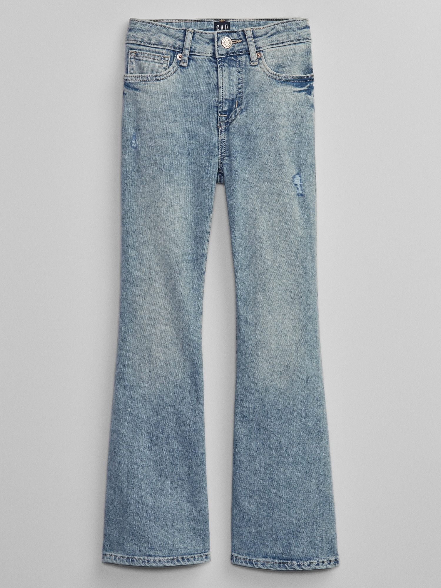 Kids High Rise 70s Flare Jeans