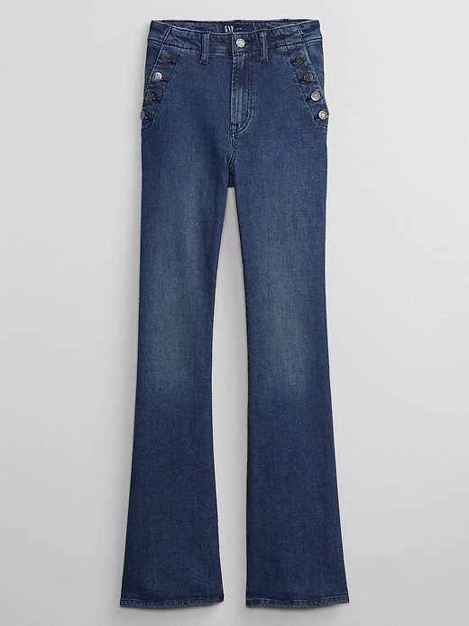 Image number 5 showing, High Rise '70s Flare Jeans with Washwell