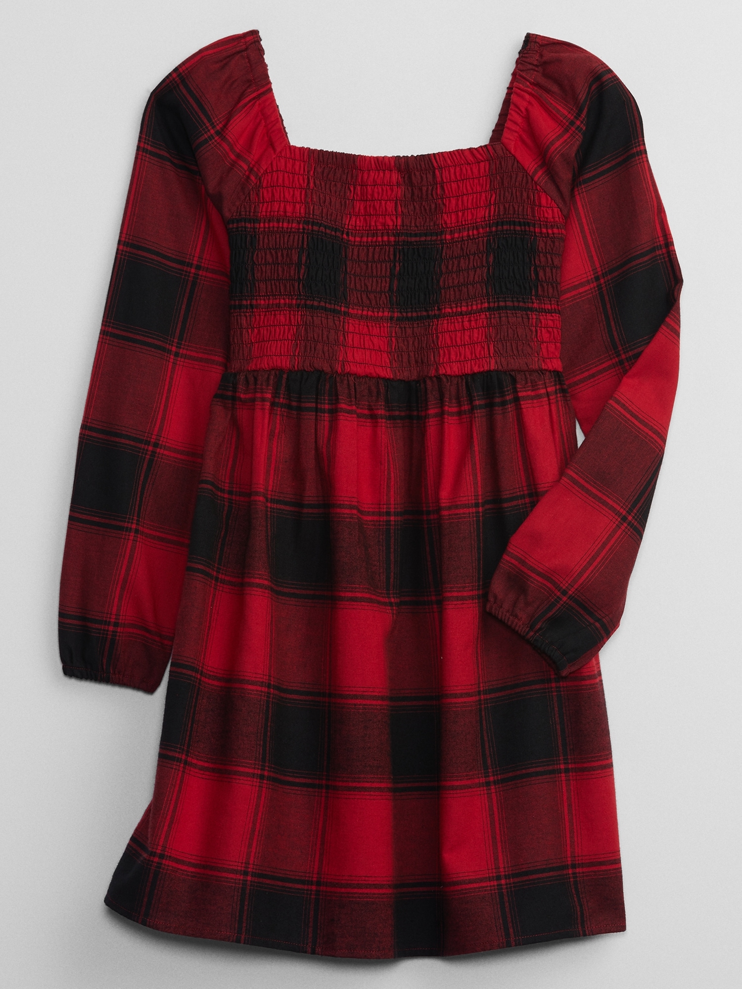 Kids Smocked Print Dress Gap Factory
