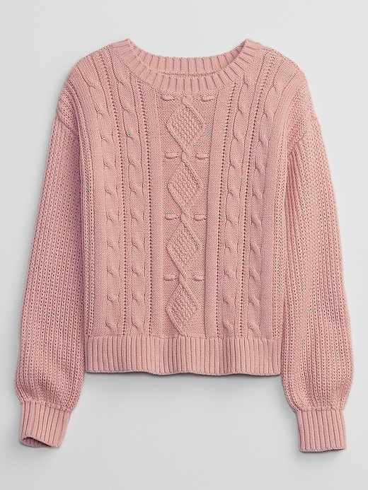 View large product image 1 of 1. Kids Cable-Knit Sweater
