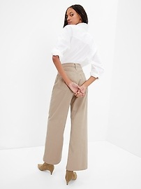 High Rise Wide-Leg Corduroy Pants with Washwell | Gap Factory