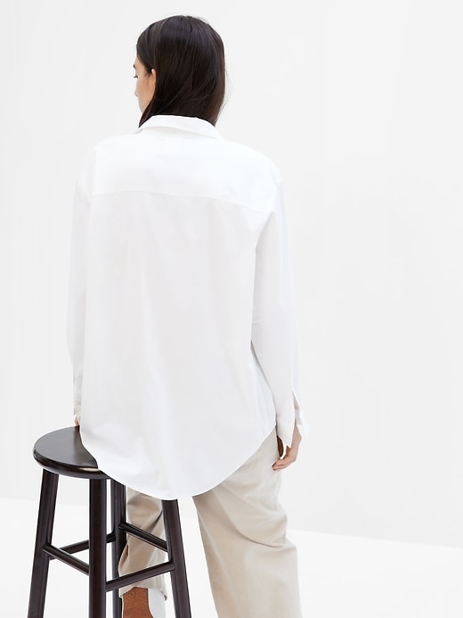 Image number 10 showing, Poplin Big Shirt