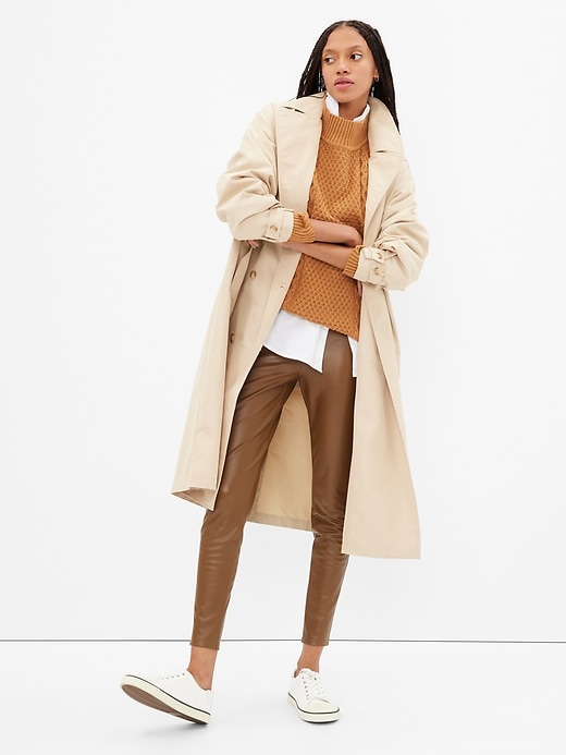 Image number 5 showing, Faux-Leather Leggings