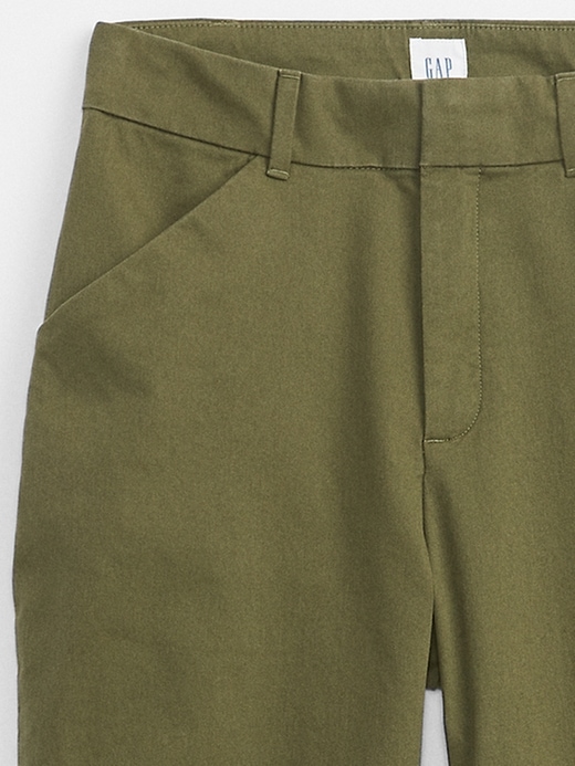 Image number 4 showing, High Rise Slim Ankle Khakis