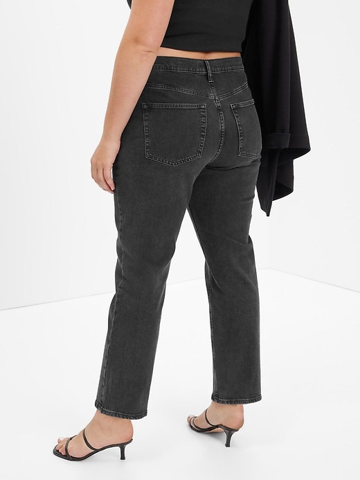 Image number 4 showing, High Rise '90s Original Straight Jeans with Washwell