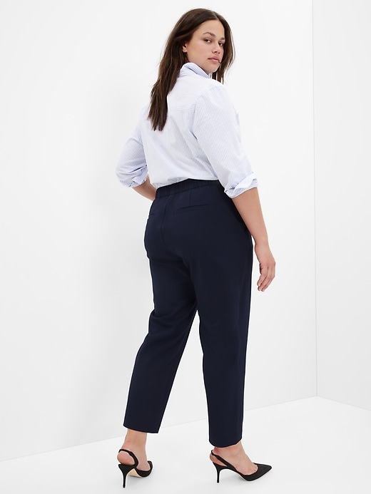 Image number 2 showing, Mid Rise Crepe Easy Pants