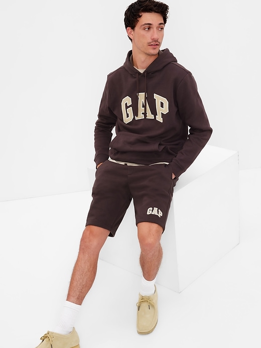 Image number 1 showing, 9" Gap Logo Shorts in Fleece