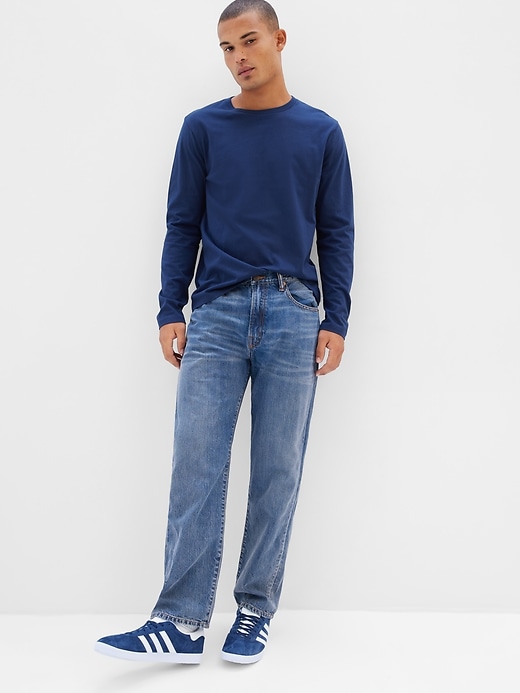 Image number 1 showing, '90s Original Straight Jeans with Washwell