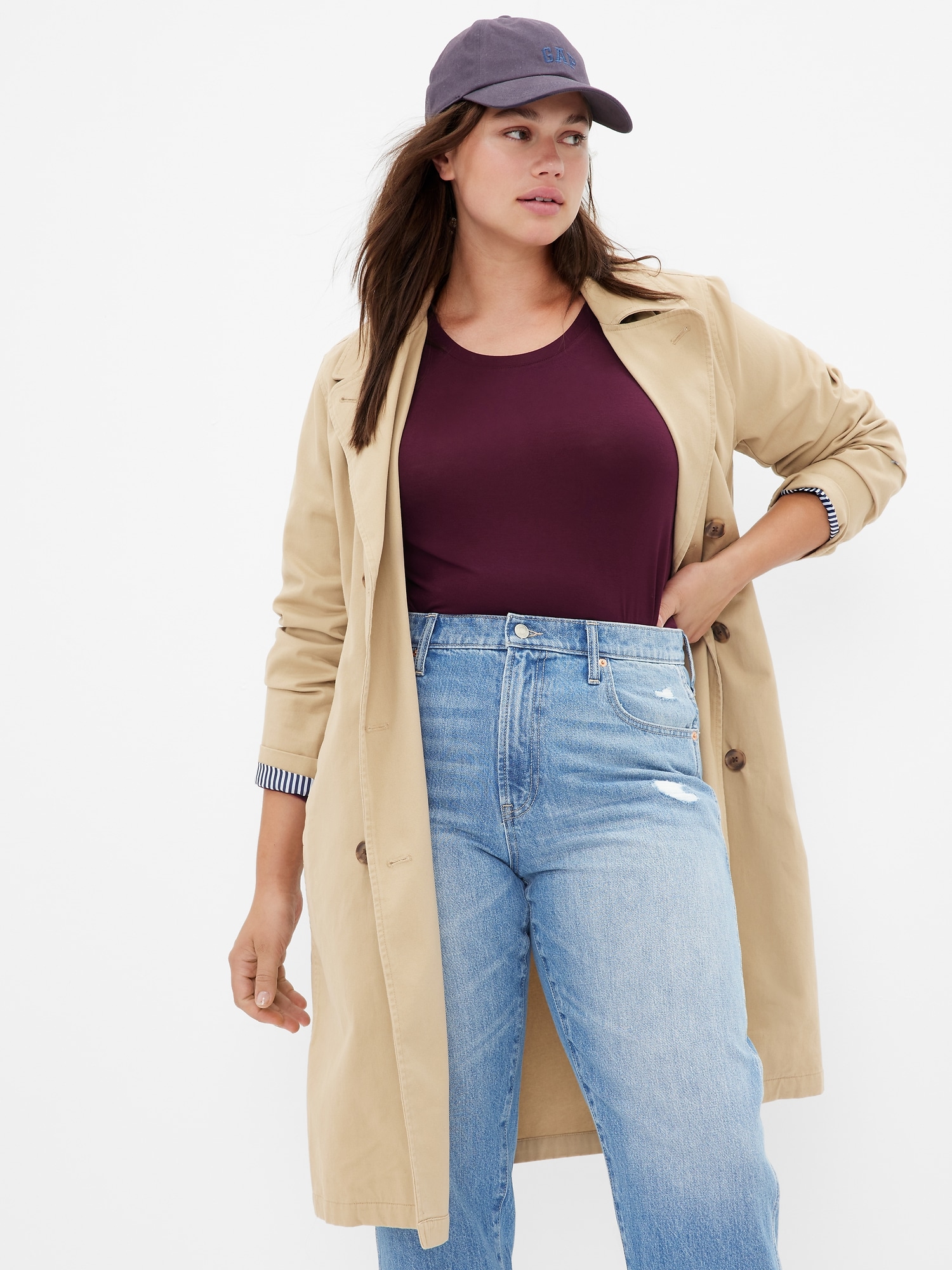 Gap luxe long shop sleeve
