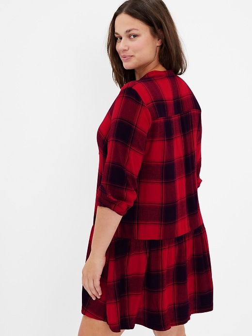 slim fit dress slacks Rowan Plaid Midi Dress main image 0