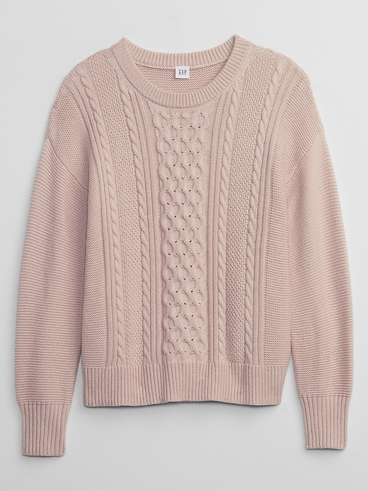 Gap Factory Women's Cable-Knit Crewneck Sweater (various size & colors)