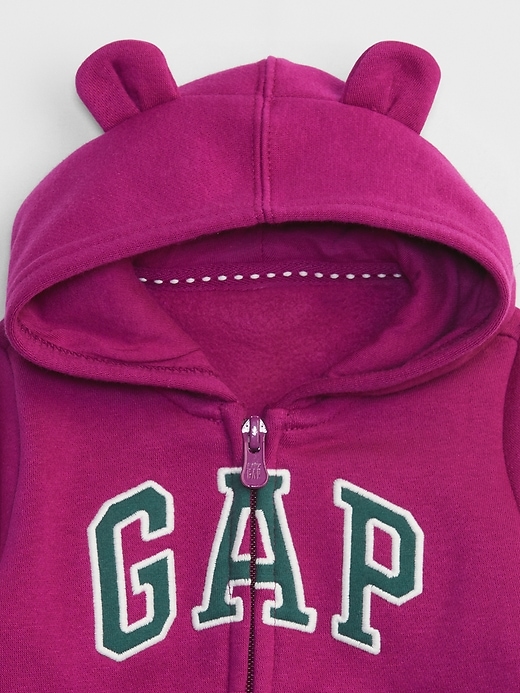 View large product image 2 of 2. babyGap Logo Zip Hoodie