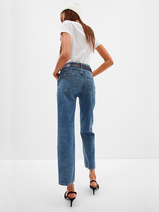 Image number 2 showing, Mid Rise '90s Loose Jean with Washwell