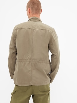 ジャケット・アウター ORGANICWOOLSURVIVALCLOTH UTILITY JACKET Utility Jackets | Banana Republic Factory