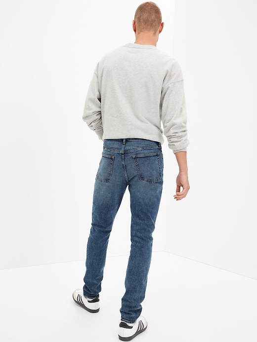Image number 2 showing, Destructed Skinny GapFlex Jeans with Washwell