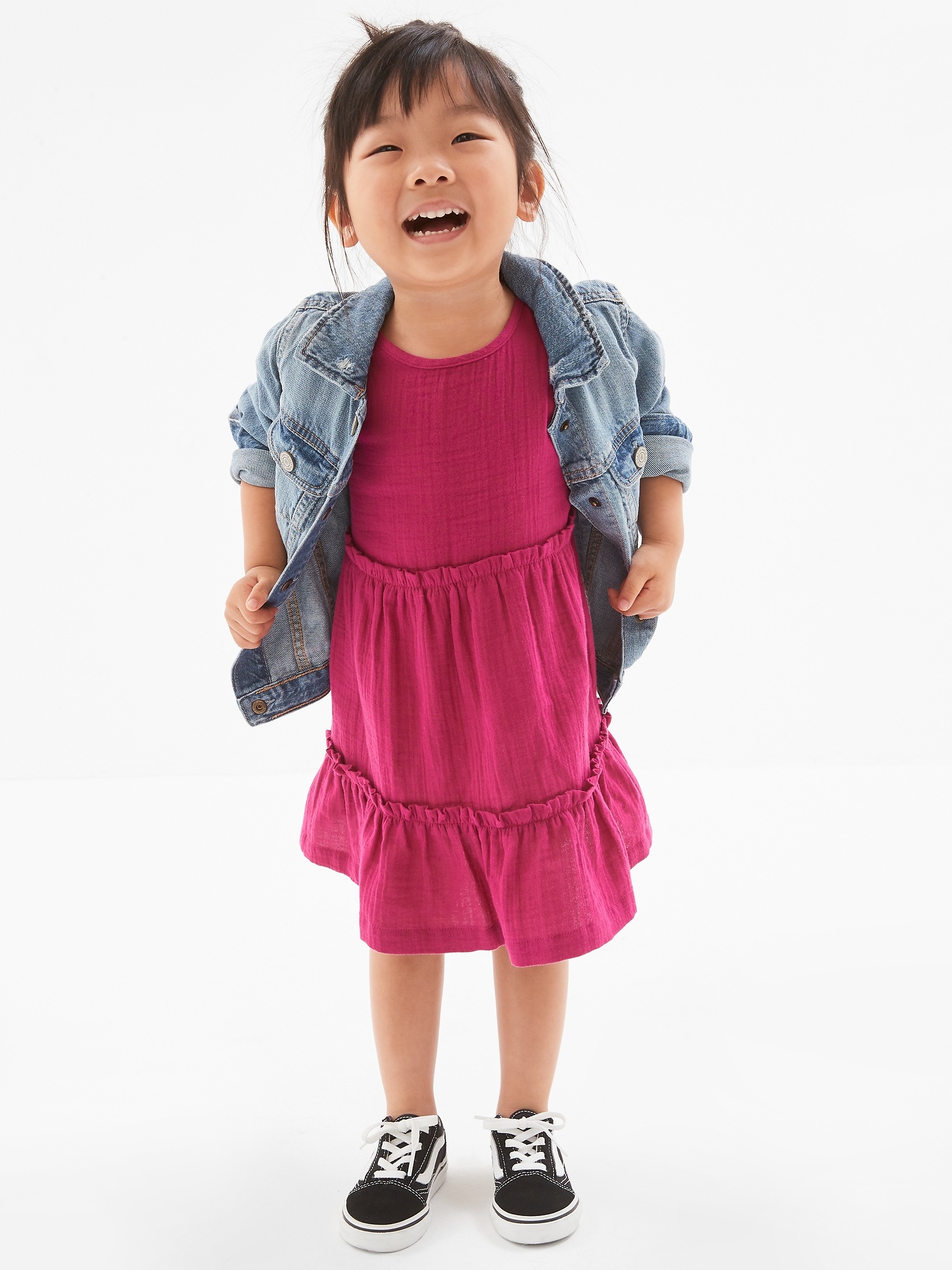 Babygap tiered flutter dress gap factory