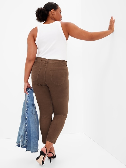 Image number 2 showing, High Rise Vintage Slim Corduroy Pants with Washwell