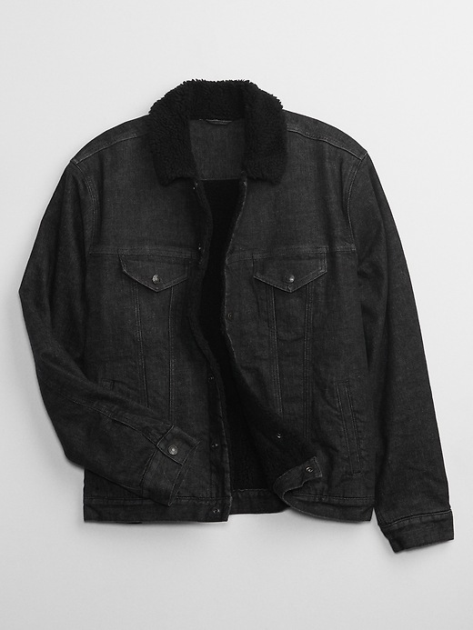 Image number 3 showing, Sherpa Icon Denim Jacket with Washwell