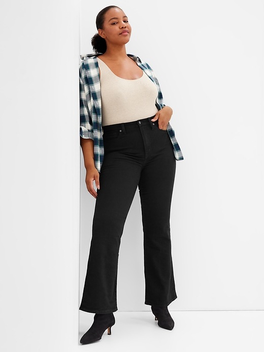 Image number 3 showing, High Rise '70s Flare Jeans with Washwell