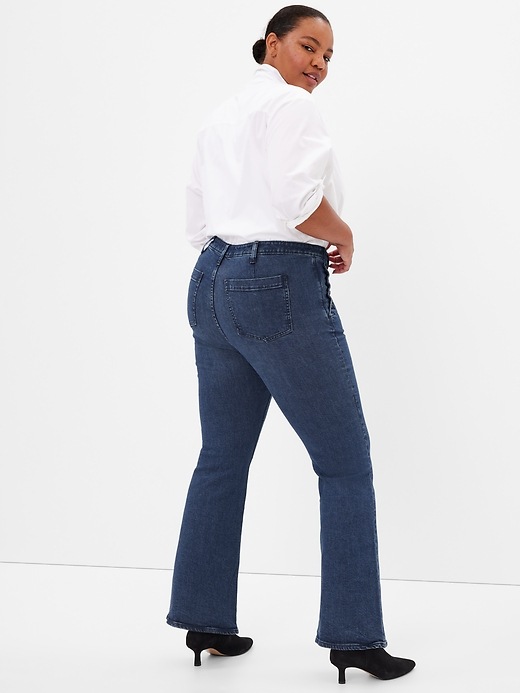 Image number 4 showing, High Rise '70s Flare Jeans with Washwell