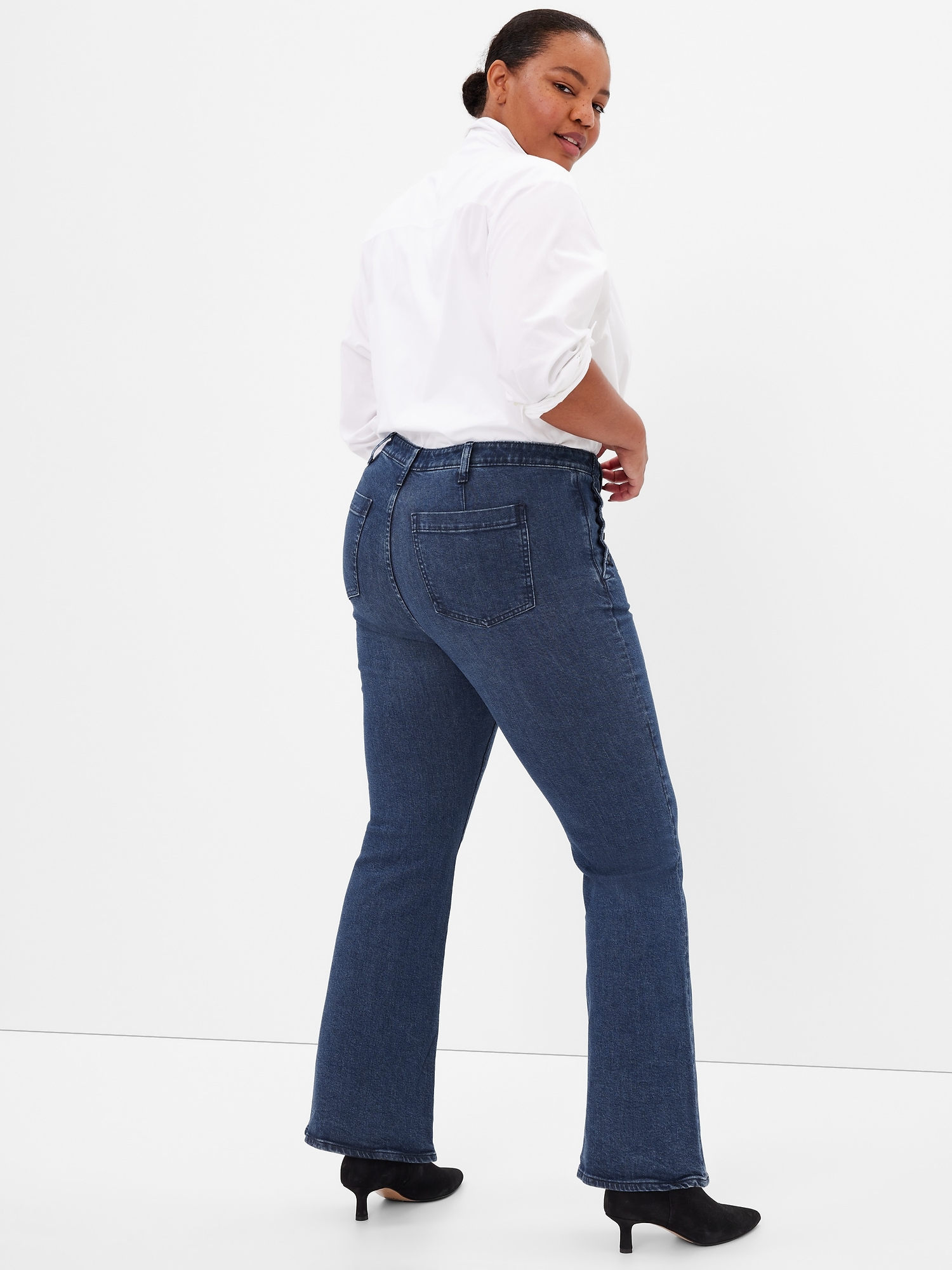 High Rise '70s Flare Jeans