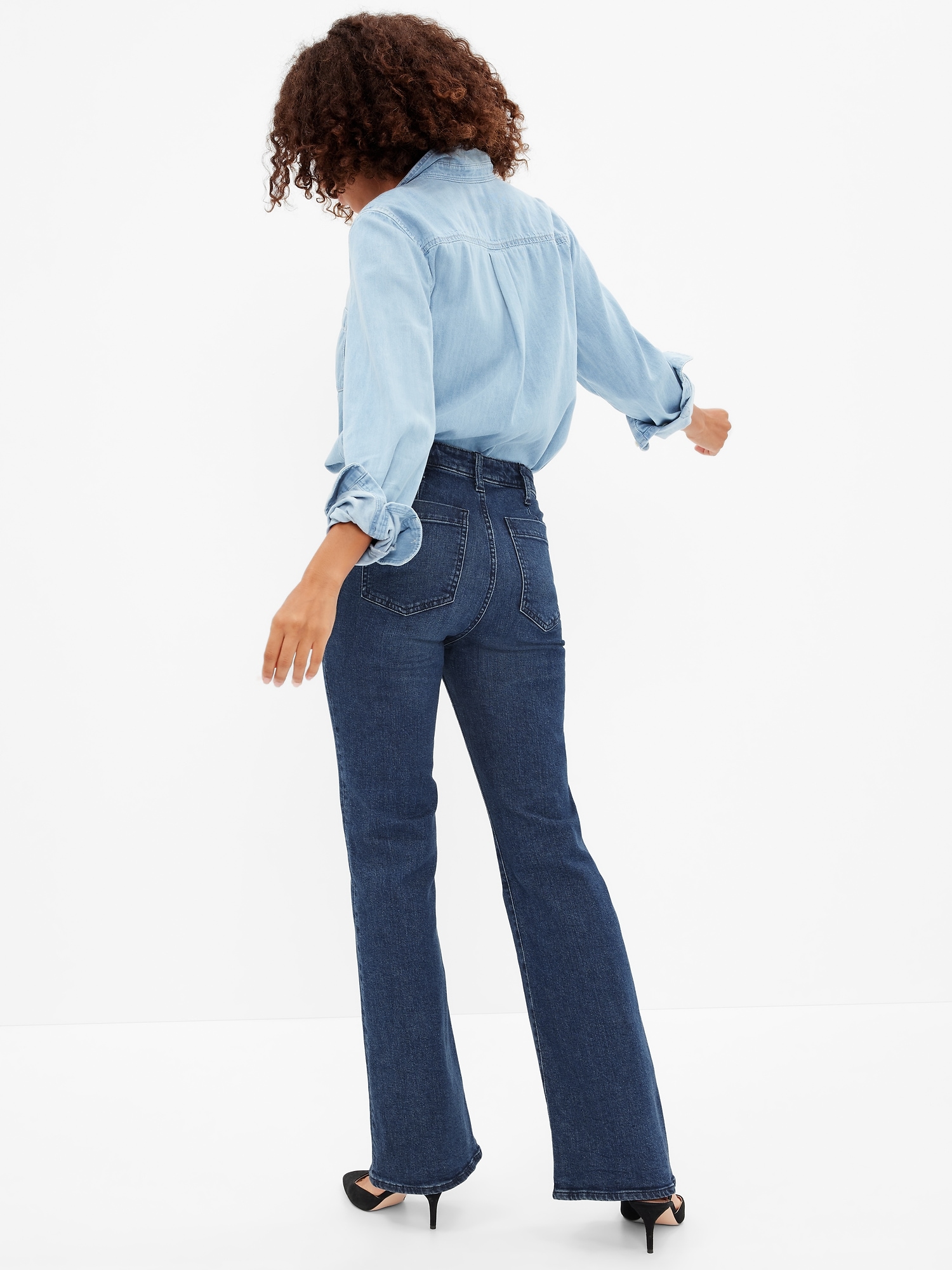 High Rise '70s Flare Jeans | Gap Factory