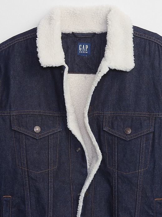 Image number 4 showing, Sherpa Icon Denim Jacket with Washwell