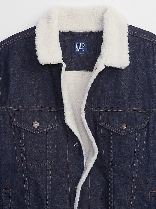 Image number 4 showing, Sherpa Icon Denim Jacket