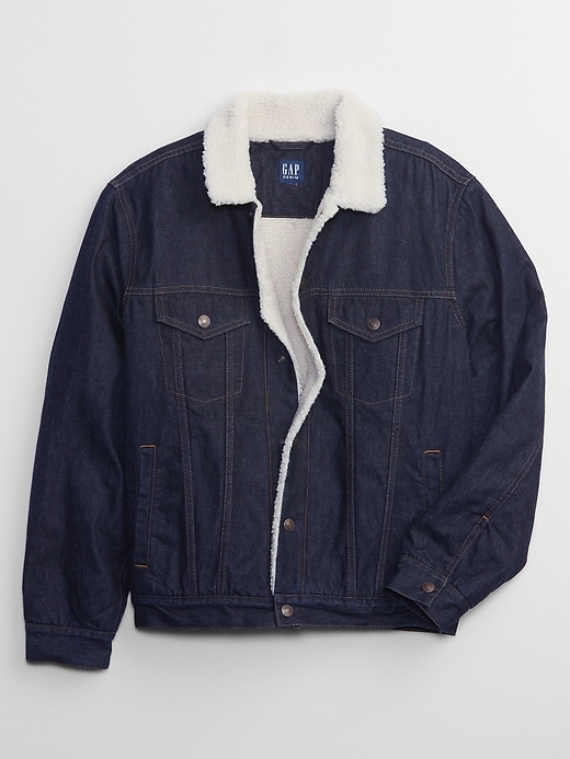 Image number 3 showing, Sherpa Icon Denim Jacket with Washwell