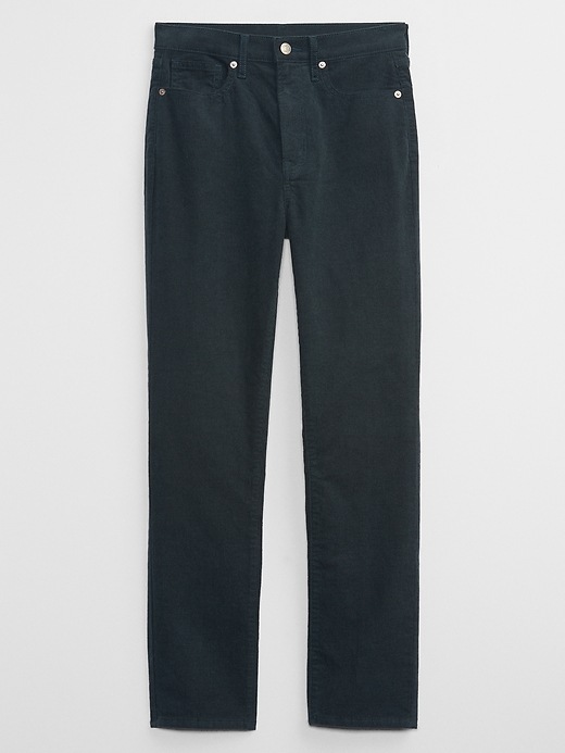 Image number 5 showing, High Rise Vintage Slim Corduroy Pants with Washwell