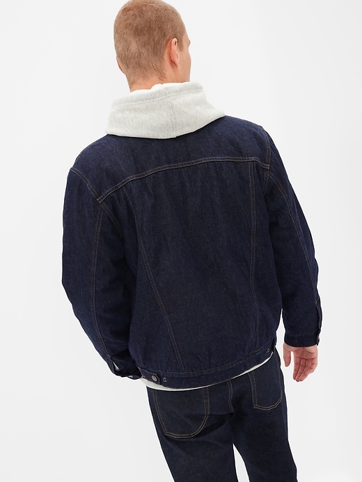 Image number 2 showing, Sherpa Icon Denim Jacket with Washwell