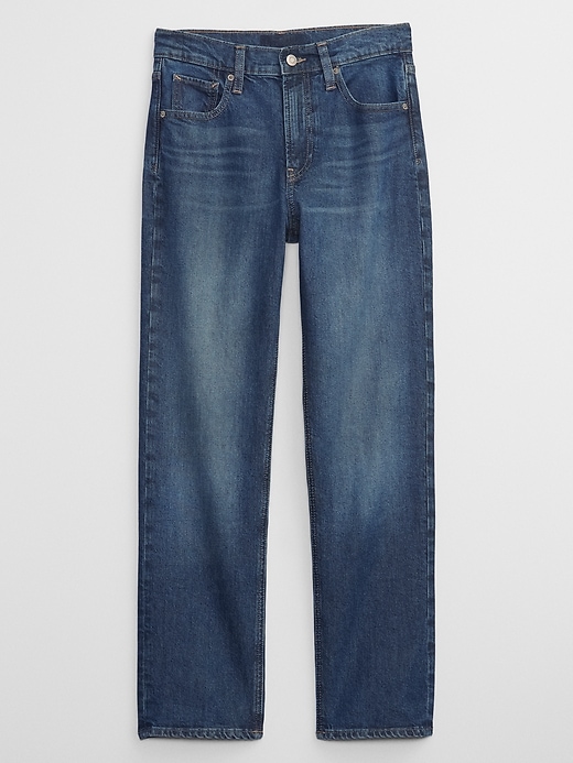 Image number 3 showing, High Rise Straight Jeans with Washwell