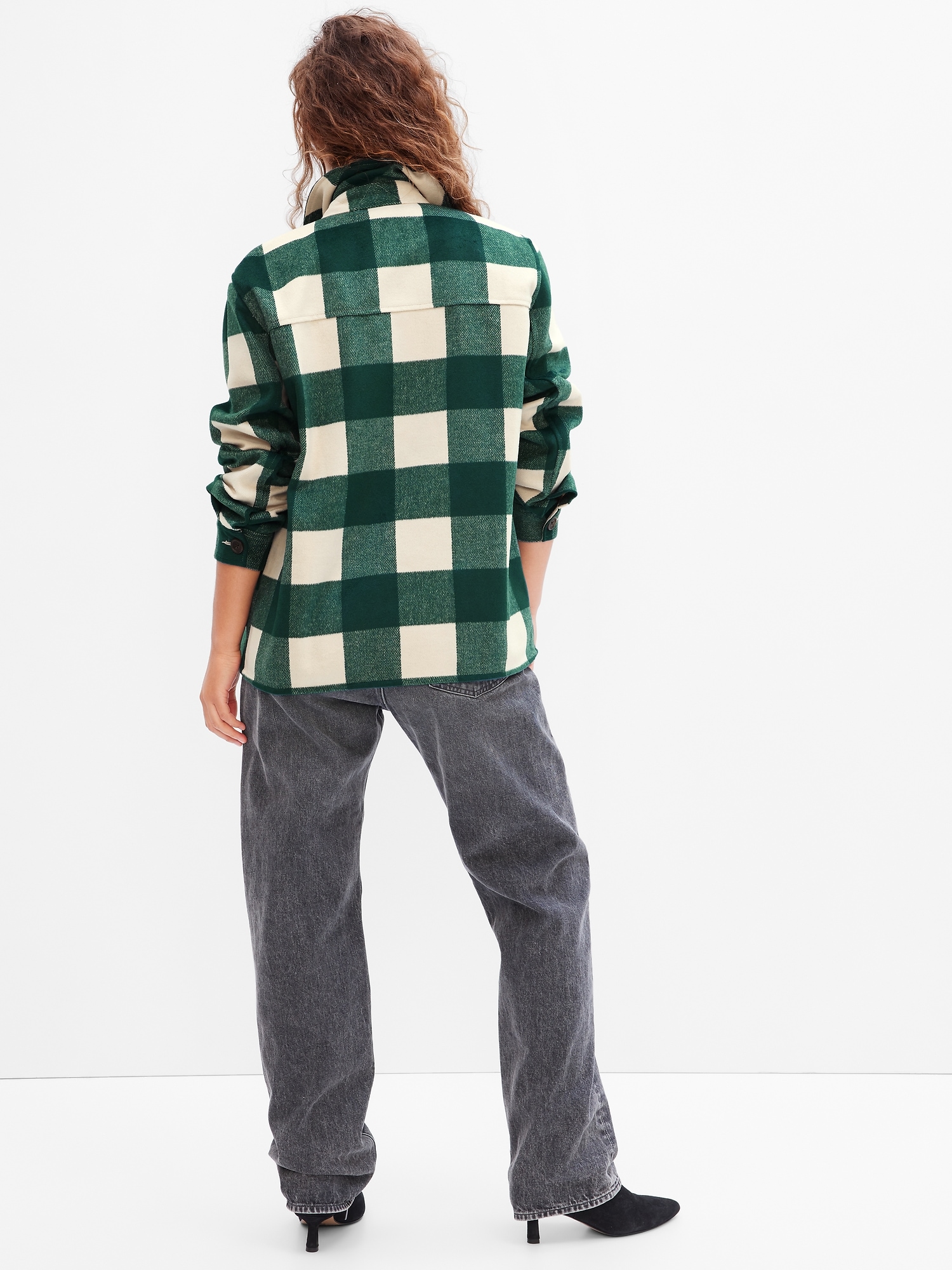 ジャケット・アウター 6243KAJA CHECKFLANNEL SHIRT JACKET 3 Plaid Shirt Jacket | Gap Factory
