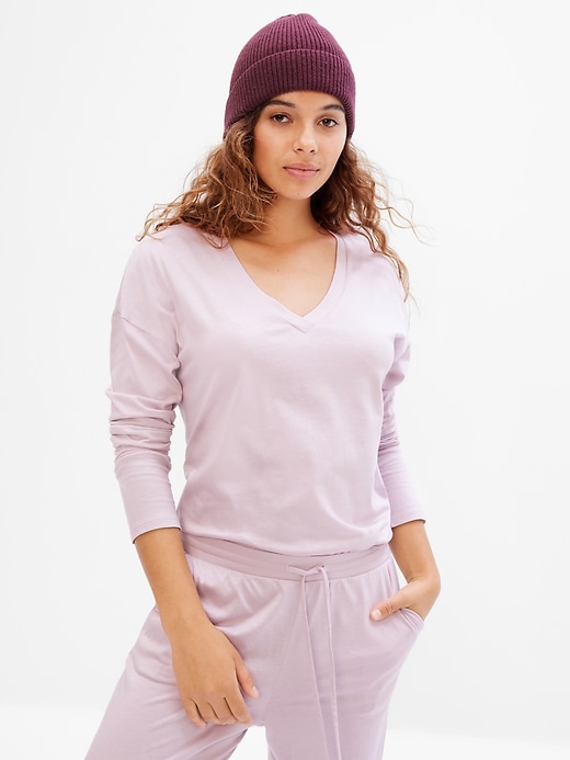 View large product image 1 of 1. Cotton-Modal PJ Shirt