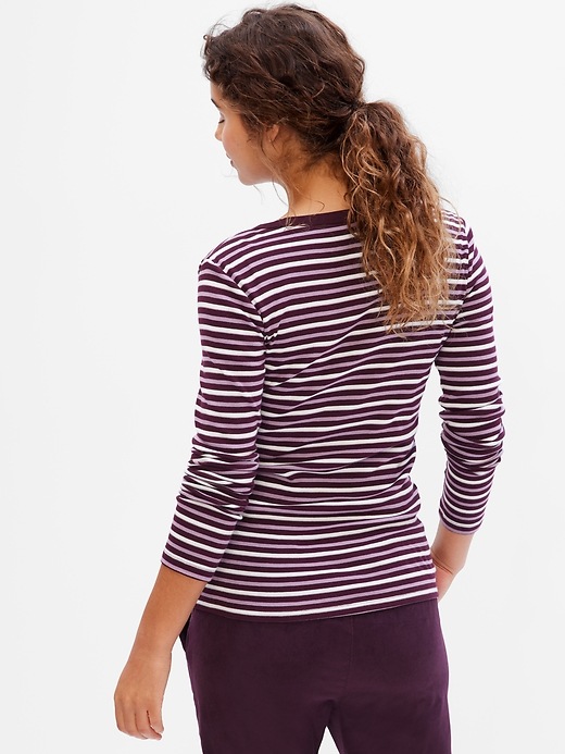 Image number 6 showing, Favorite Stripe V-Neck T-Shirt