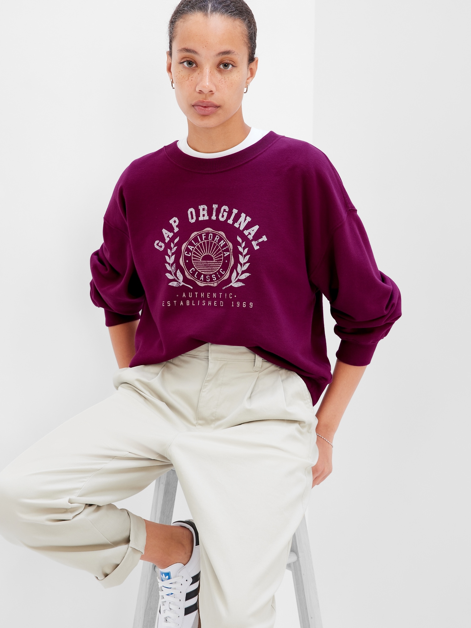 Gap Collegiate Logo Sweatshirt | Gap Factory