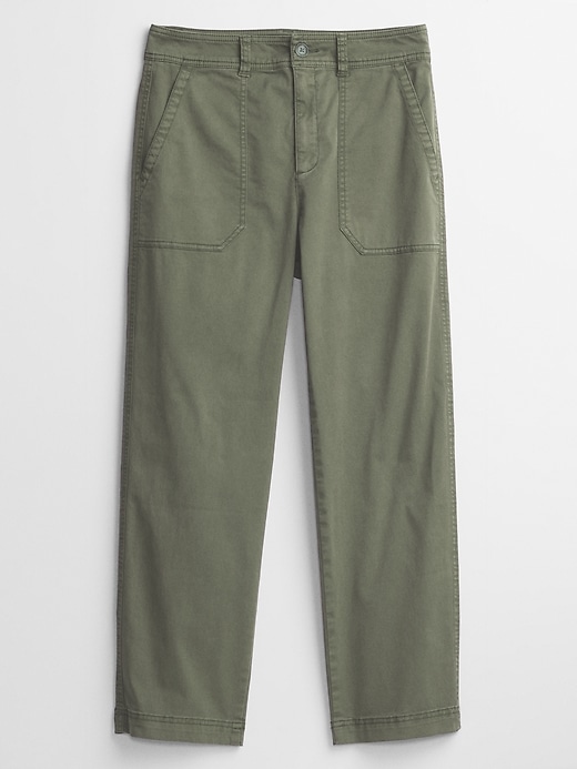 Image number 3 showing, High Rise Girlfriend Khakis with Washwell