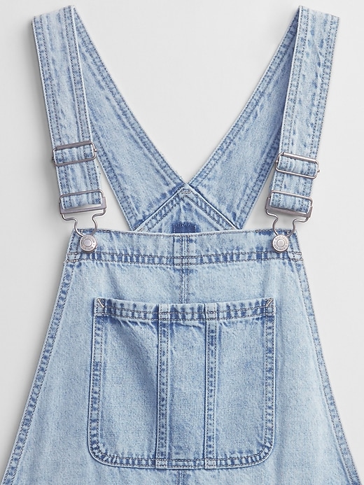 Image number 4 showing, Distressed Denim Shortalls with Washwell