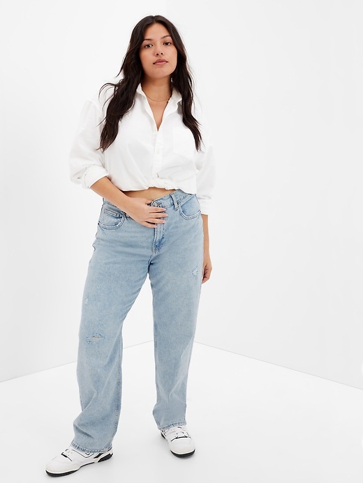 Image number 3 showing, High Rise '90s Loose Jeans with Washwell